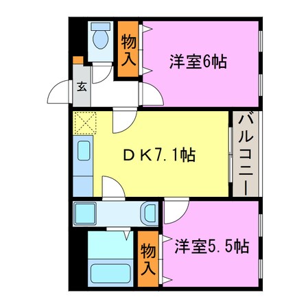 センターコートの物件間取画像